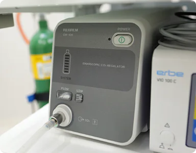 二酸化炭素送気でお腹の張りを軽減