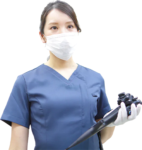 苦しさを最小限に抑えた検査を目指しています