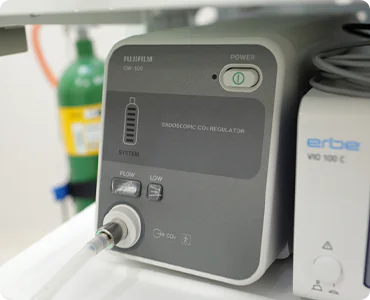 二酸化炭素送気でお腹の張りを軽減