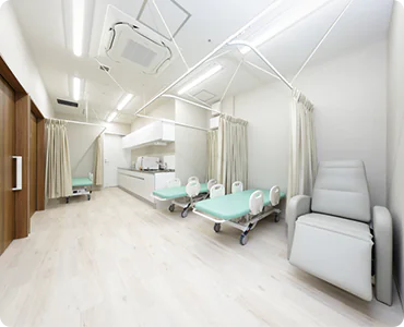 検査後は寝たままリカバリースペースに移動